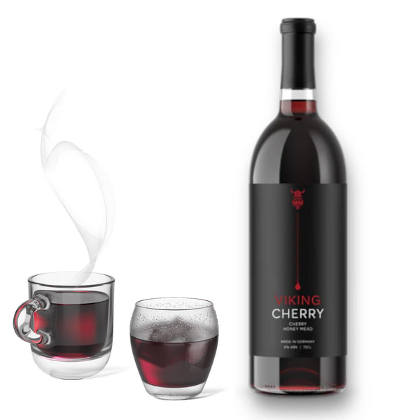 VIKING CHERRY (WIKINGER KIRSCHE) Cherry Honey Mead - Cherry Flavour (6% ABV) 0.75l