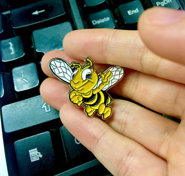 SPECIAL EDITION ‘Bertie Bee’ #SaveOurBees - Die-Cast Metal Pin Badge