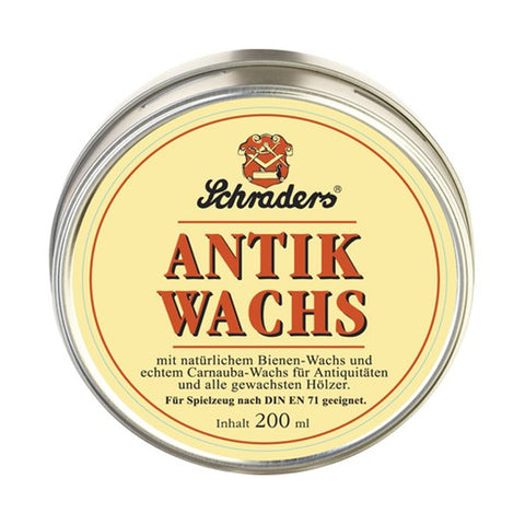 Schraders Antique Wax 200ml - German Beeswax Bienen-Diatic Lederbalsam - 180ml