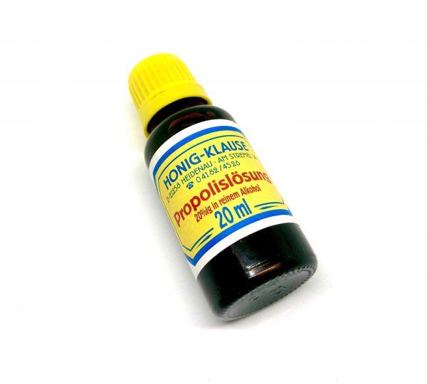 Honig-Klause Propolis Tincture Solution in 20% Pure Alcohol 20ml Bottle