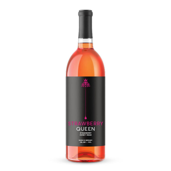 STRAWBERRY QUEEN (ERDBEERKÖNIGIN) Honey Mead - Strawberry Flavoured (12% ABV) 0.75l