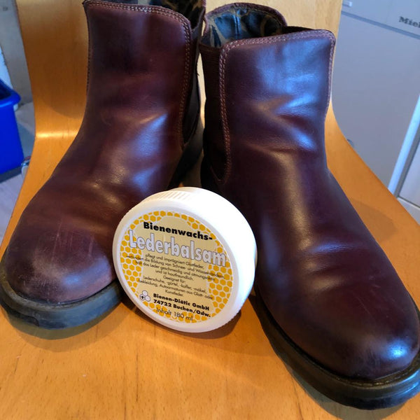 Beeswax Leather Balm - German Beeswax Bienen-Diatic Lederbalsam - 180ml