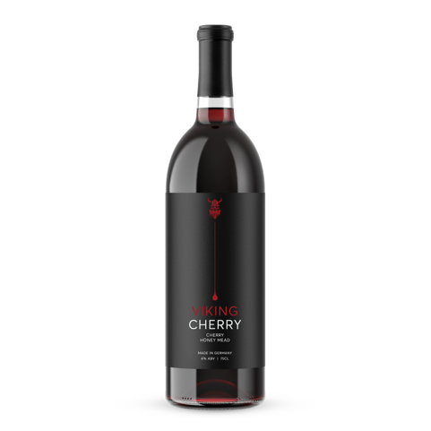 VIKING CHERRY (WIKINGER KIRSCHE) Cherry Honey Mead - Cherry Flavour (6% ABV) 0.75l