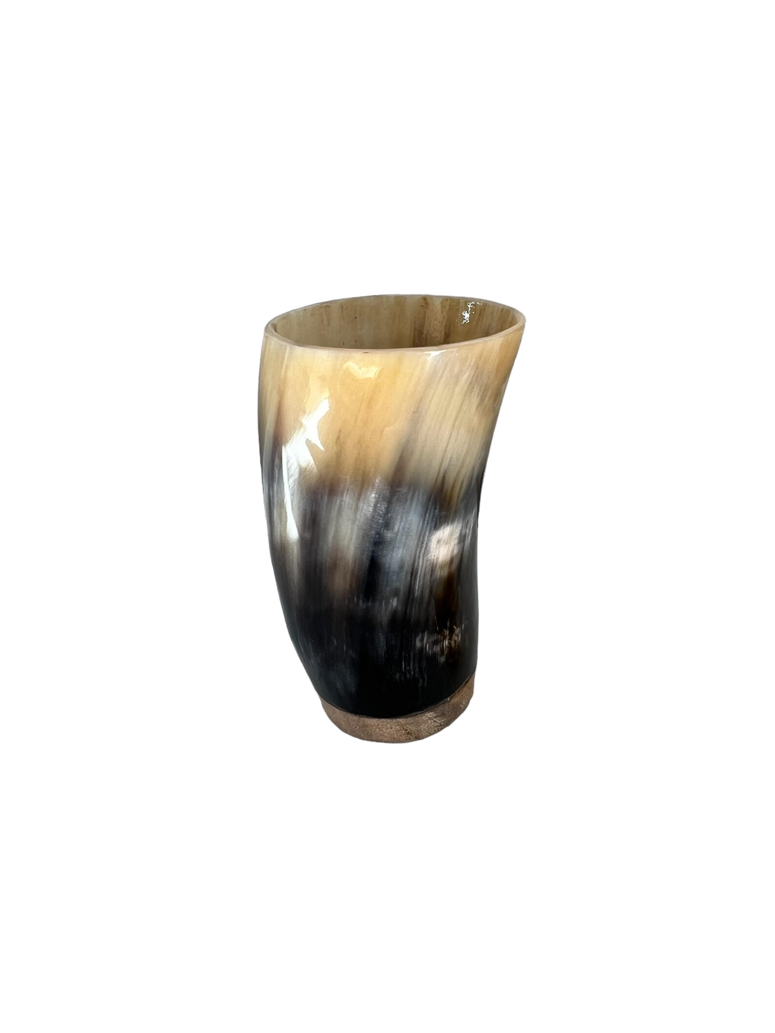 Real Drinking Horn Shot Glass - Various Colours. Polished outside and Laquered inside (Food-Safe).