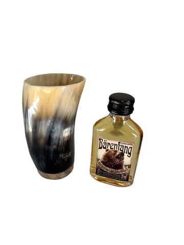 Real Drinking Horn Shot Glass - Various Colours. Polished outside and Laquered inside (Food-Safe).