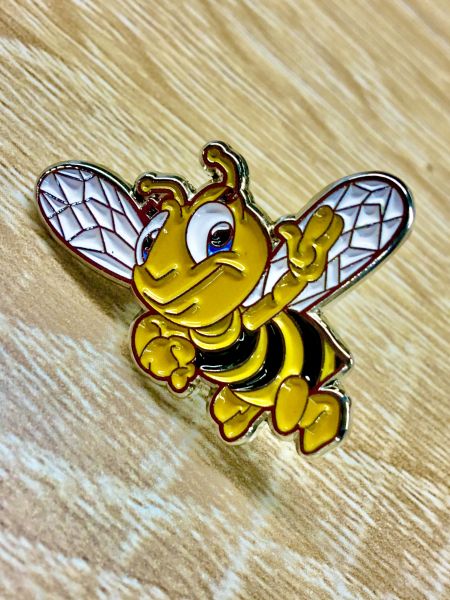 SPECIAL EDITION ‘Bertie Bee’ #SaveOurBees - Die-Cast Metal Pin Badge