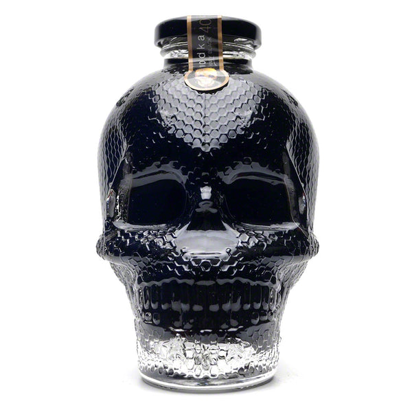 Special Edition "Save-The-Bees" Black Vodka with Honey (40% ABV) in Decorative 500ml Skull Bottle