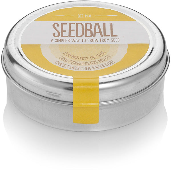 Seedballs - Bee Mix Tin - Contains 20 Seed Balls - Best Scattered in Spring or Autumn